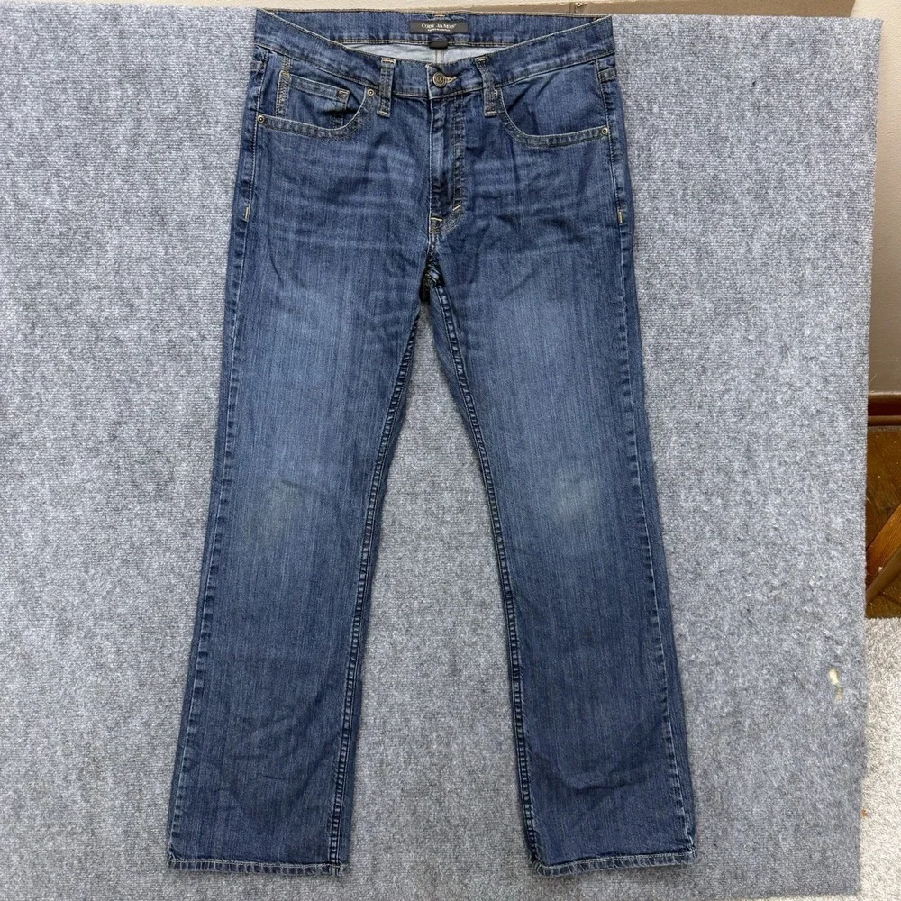 Cody James Relaxed Boot Cut Duke distressed jeans men's size 36 36x34 (READ)